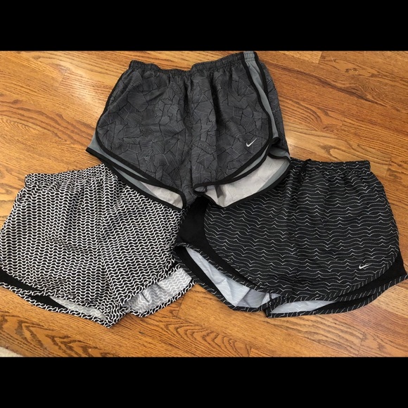 Nike Pants - 3 set of patterned Nike tempo running shorts